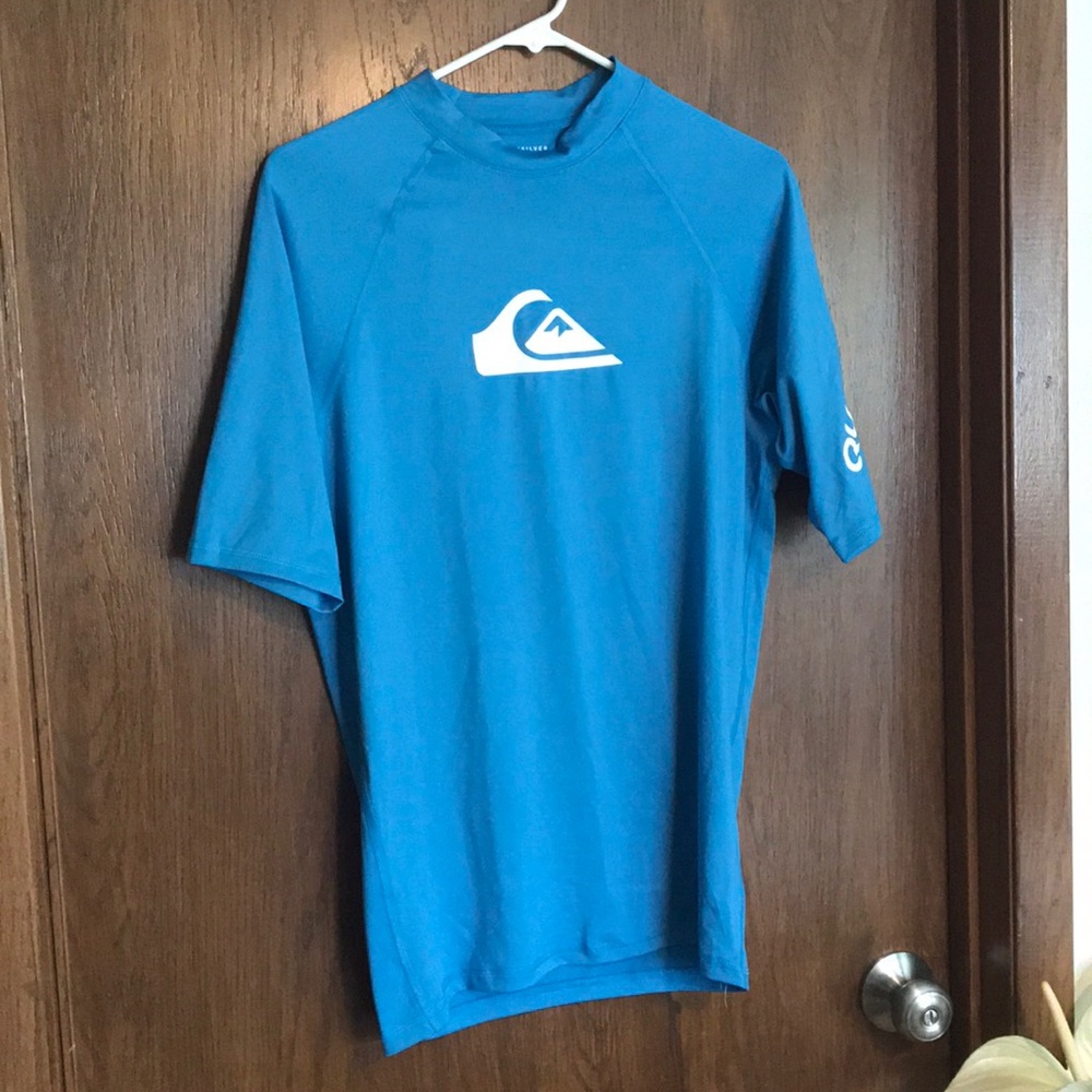 Quicksilver MEN’s All Time UPF 50 rashguard- NWOT